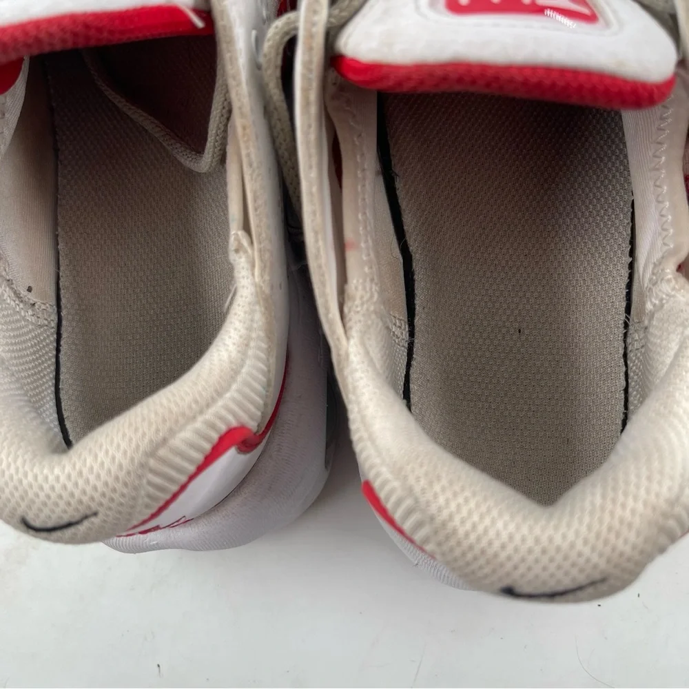 👞 Nike Big Kids-Size 6Y- Air Max TW Low Casual White Red Athletic Shoes Sneakers